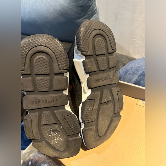 Balenciaga speed trainer black w/ clear soles sneaker size 40EU/7 men - Picture 6 of 10